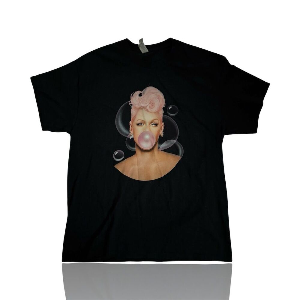 P!nk Summer Carnival 2023 Tour T-Shirt Black Concert Merch: Like New